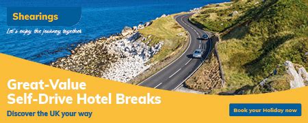 shearing self drive offers|shearing self drive weekend breaks 2024.